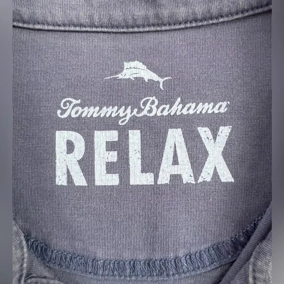 Tommy Bahama Relax Blue Pima Cotton Short Sleeve Polo - Picture 3 of 14